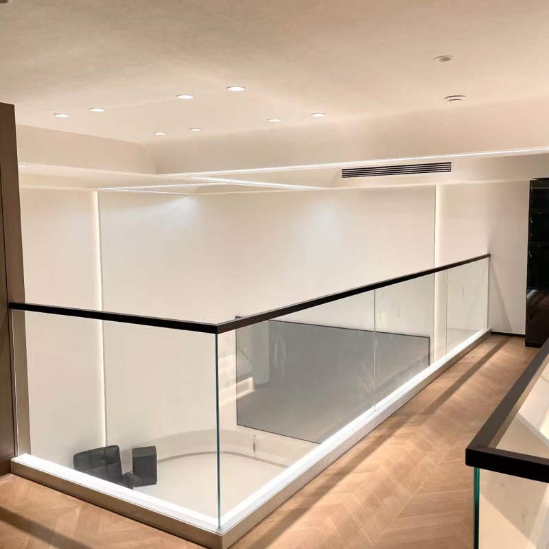 Glass railings