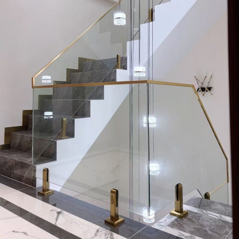 HDSAFE Glass Handrail Factory Balcony Glass Terrace Aluminum U Channel