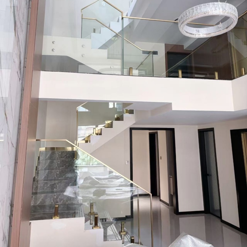 HDSAFE Glass Handrail Factory Balcony Glass Terrace Aluminum U Channel