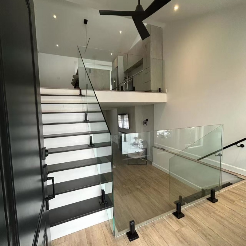Popular Terrace Balcony Railings Aluminium U Channel Glass Railing Handrails