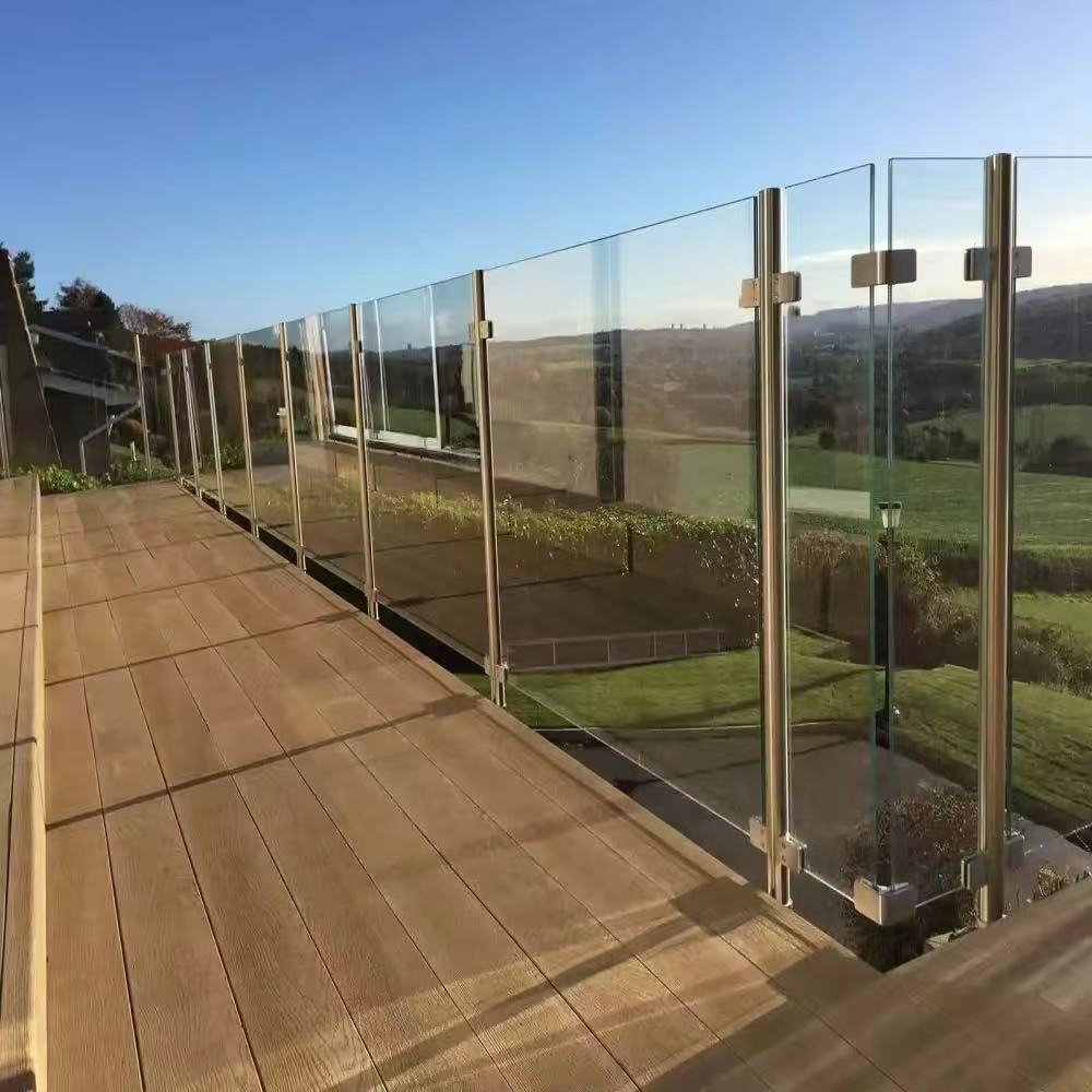 HDSAFE Glass Handrail Factory Balcony Glass Terrace Aluminum U Channel
