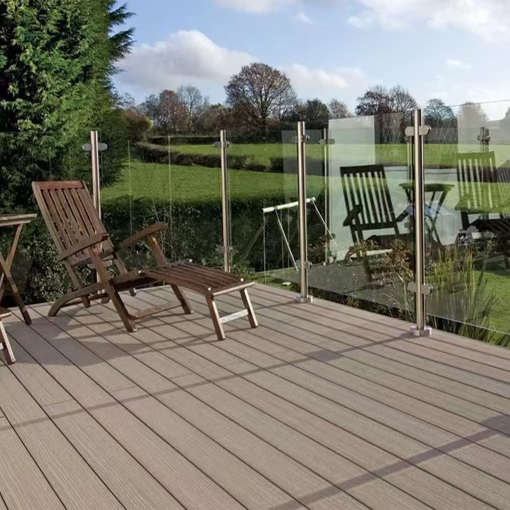 HDSAFE Glass Handrail Factory Balcony Glass Terrace Aluminum U Channel