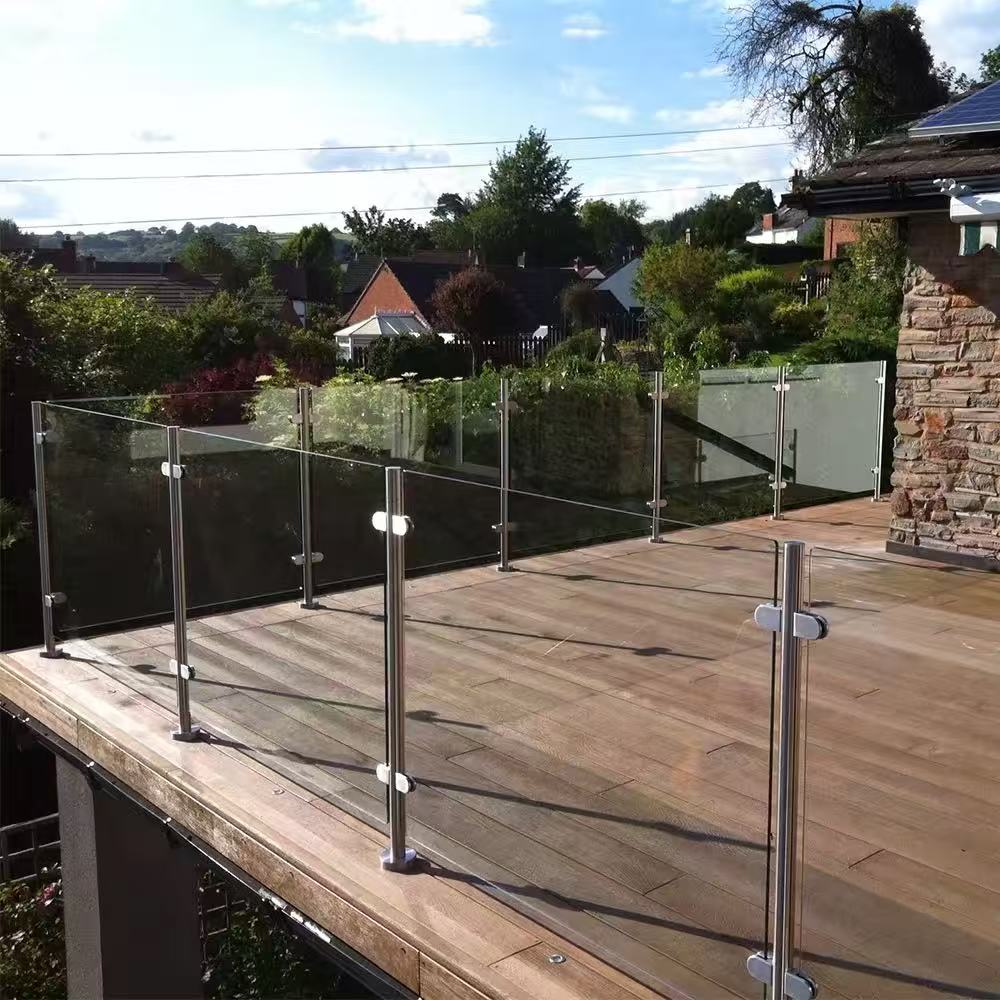 HDSAFE Glass Handrail Factory Balcony Glass Terrace Aluminum U Channel