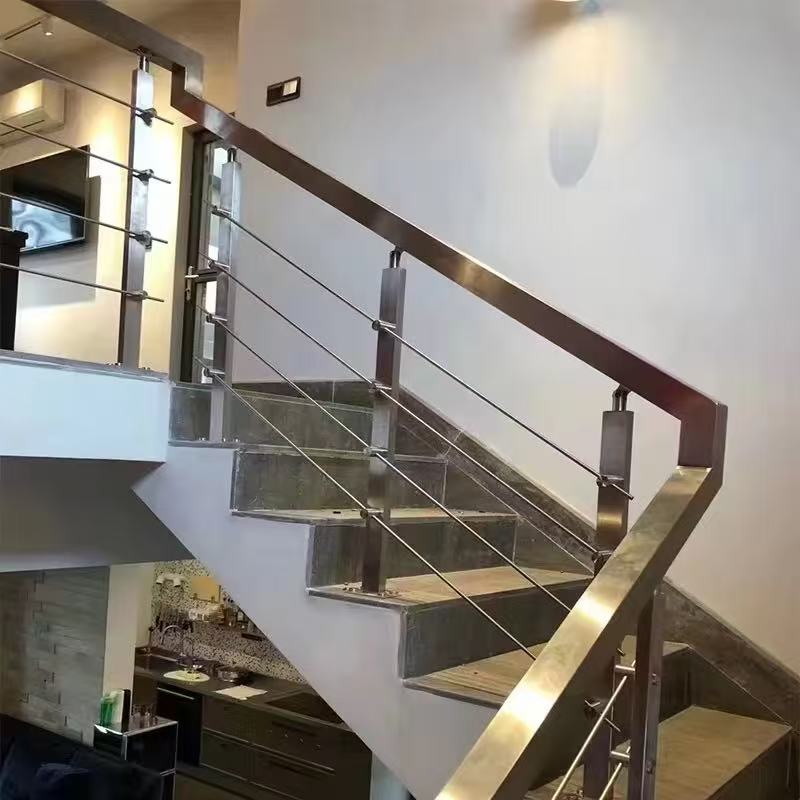 Led Lighted Frameless Aluminium Glass U Channel Railing System