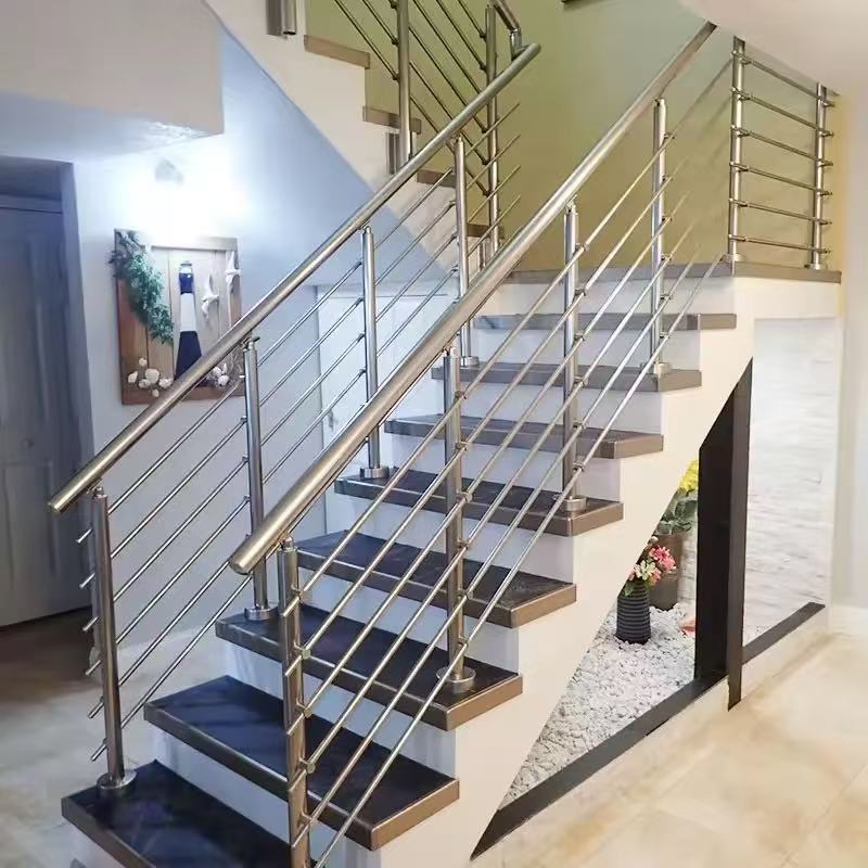 Led Lighted Frameless Aluminium Glass U Channel Railing System
