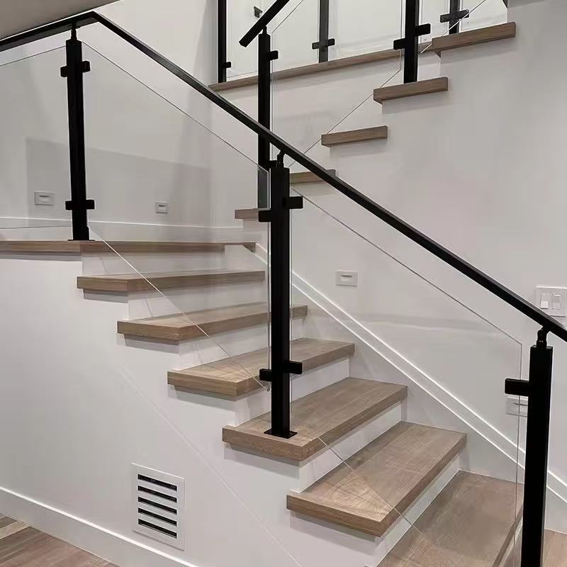 Led Lighted Frameless Aluminium Glass U Channel Railing System